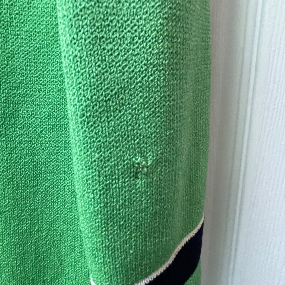 Vintage St. John Collection By Marie Gray Santana Knit Green Blazer Jacket Sz 10 - Picture 7 of 16